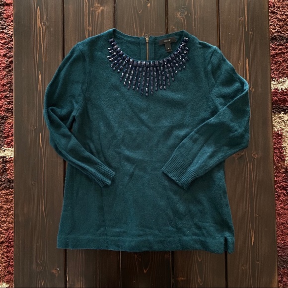 J. Crew Sweaters - J. Crew Jeweled Starburst Sweater